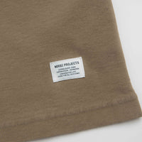 Norse Projects Elmelunde Organic Cotton T-Shirt - Walnut thumbnail