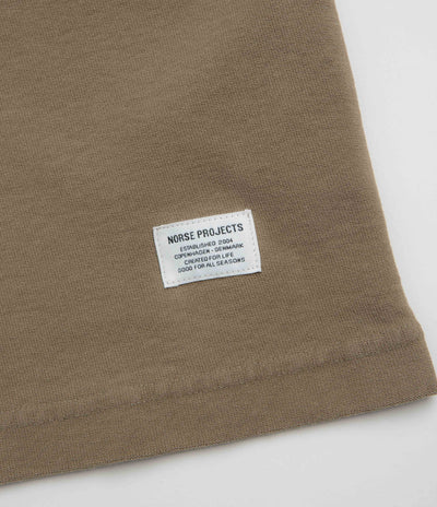 Norse Projects Elmelunde Organic Cotton T-Shirt - Walnut