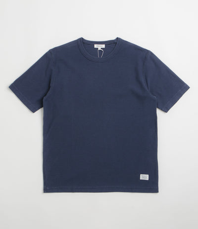 Norse Projects Elmelunde Organic Cotton T-Shirt in Workwear Blue