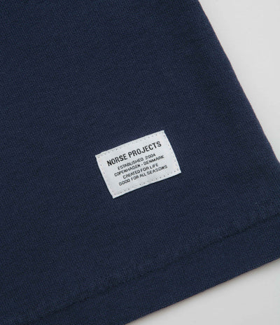 Norse Projects Elmelunde Organic Cotton T-Shirt in Workwear Blue