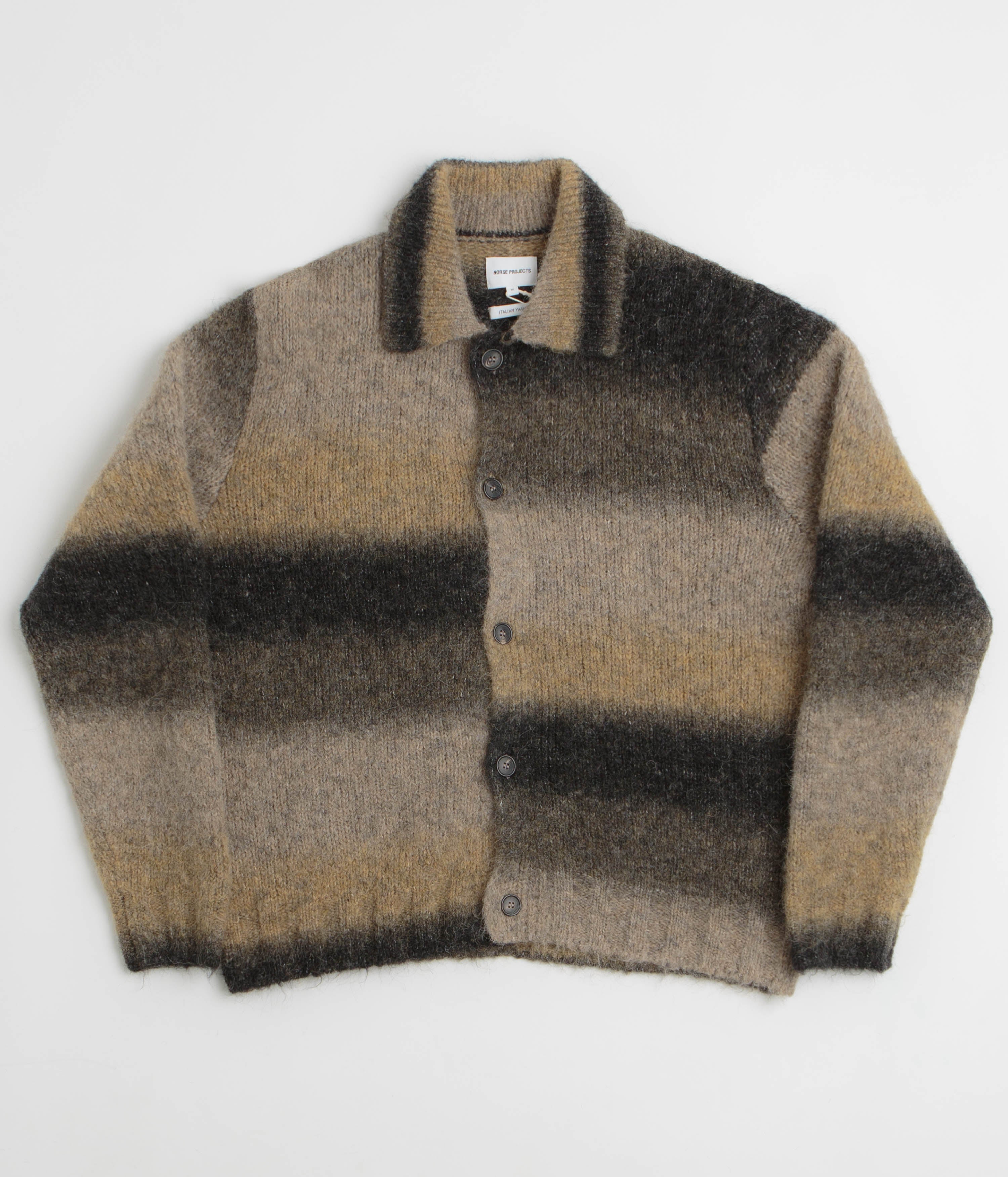 Norse Projects Erik Alpaca Wool Jacket in Utility Khaki