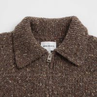 Norse Projects Erik Donegal Diamond Jacket - Seal Brown thumbnail