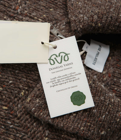 Norse Projects Erik Donegal Diamond Jacket - Seal Brown