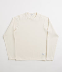 Norse Projects Eske Military Rib Long Sleeve T-Shirt in Ecru