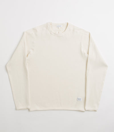 Norse Projects Eske Military Rib Long Sleeve T-Shirt in Ecru