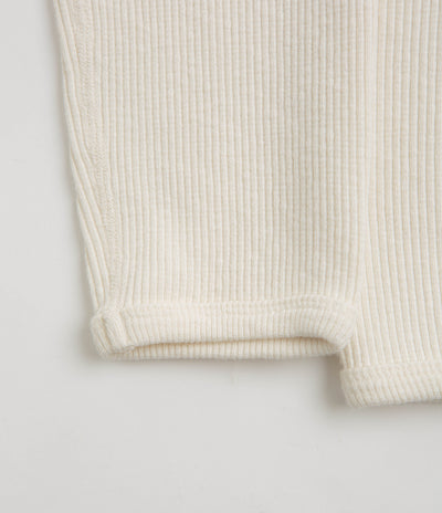 Norse Projects Eske Military Rib Long Sleeve T-Shirt in Ecru
