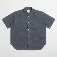 Norse Projects Espevik Short Sleeve Shirt - Dark Navy Check thumbnail