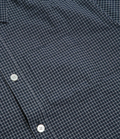 Norse Projects Espevik Short Sleeve Shirt - Dark Navy Check