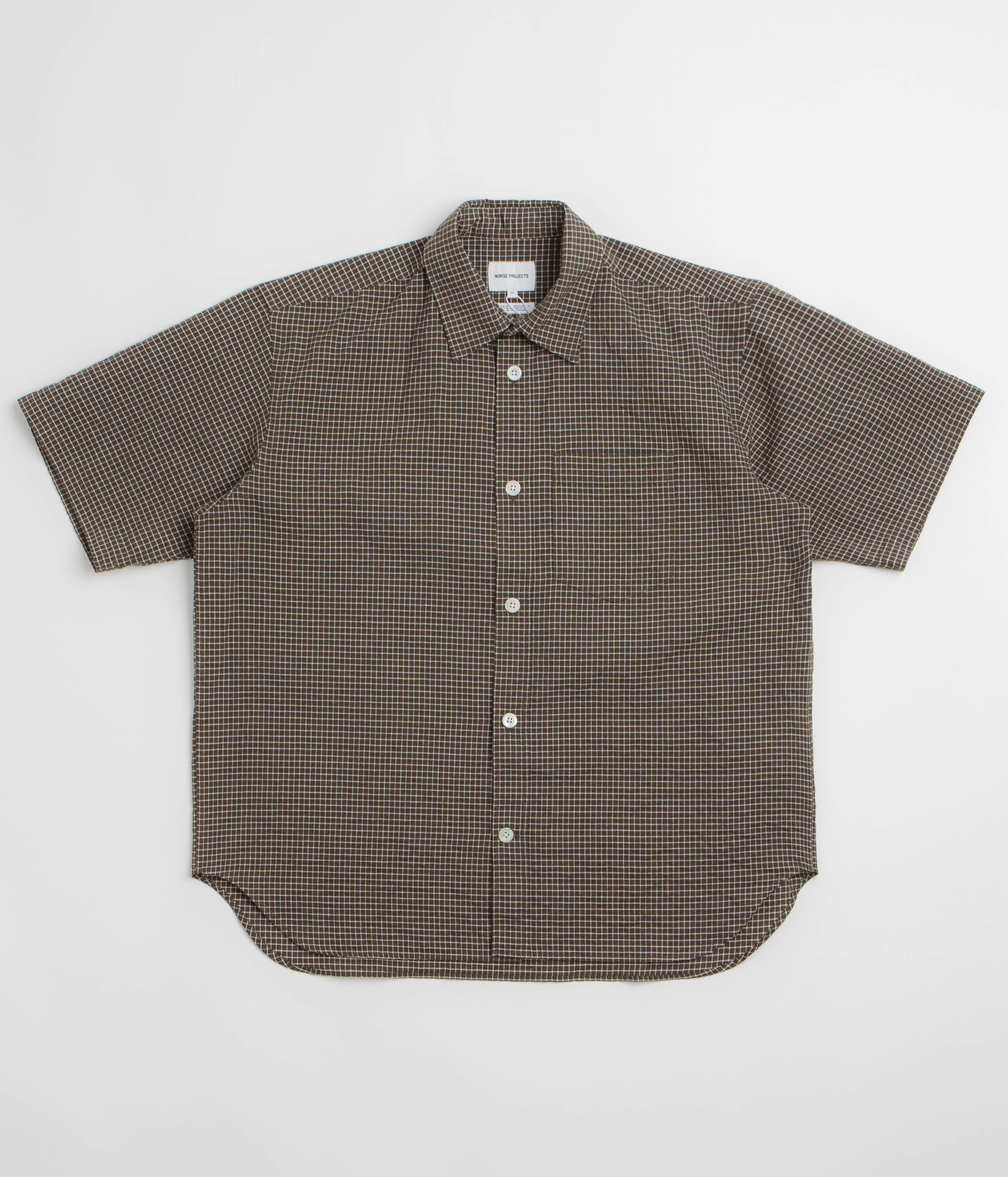 Norse Projects Espevik Short Sleeve Shirt - Taupe