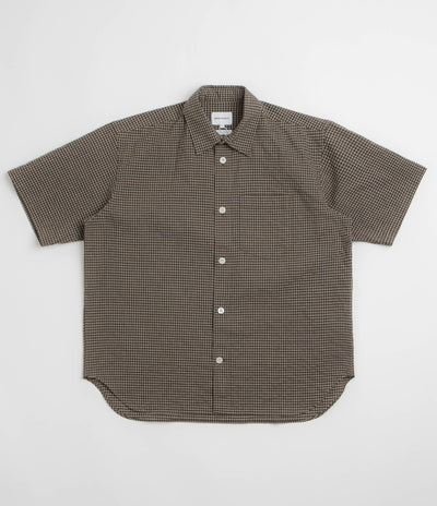 Norse Projects Espevik Short Sleeve Shirt in Taupe