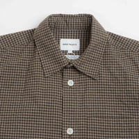 Norse Projects Espevik Short Sleeve Shirt in Taupe thumbnail