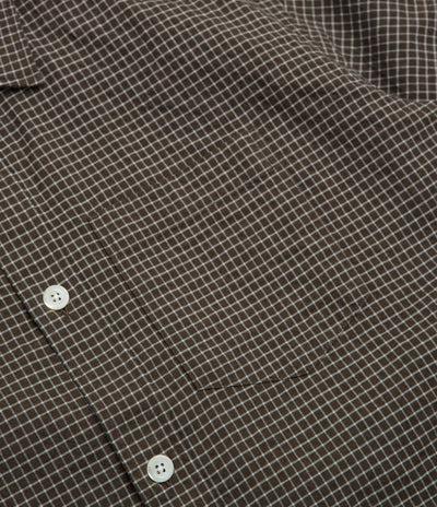 Norse Projects Espevik Short Sleeve Shirt in Taupe