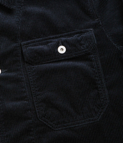 Norse Projects Folke Wide Corduroy Chore Jacket - Dark Navy