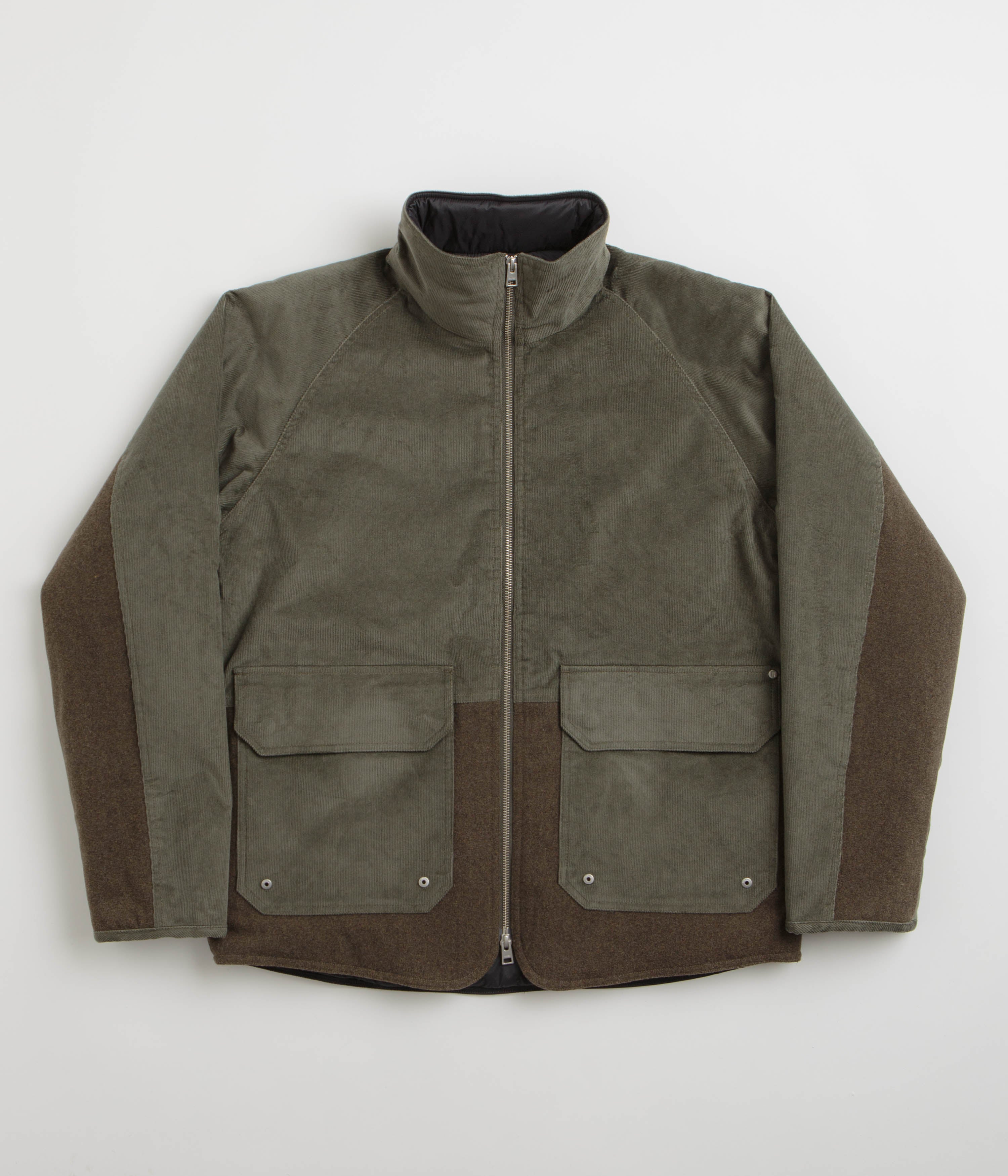Norse Projects Hakon Solotex Corduroy Jacket in Ivy Green