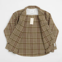 Norse Projects Hjalmer Check Overshirt - Walnut thumbnail