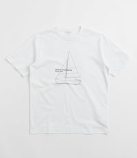 Norse Projects Holger Organic Boat Print T-Shirt in White