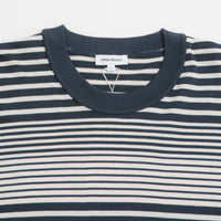 Norse Projects Isefjord Multi Stripe Heavy Long Sleeve T-Shirt in Dark Navy thumbnail