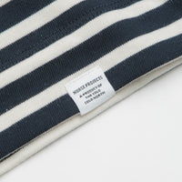 Norse Projects Isefjord Multi Stripe Heavy Long Sleeve T-Shirt in Dark Navy thumbnail