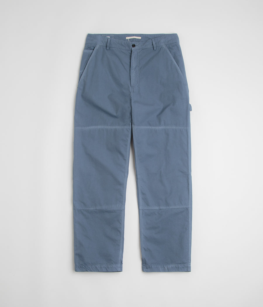 Norse Projects Lukas Tab Series Canvas Pants in Scoria Blue