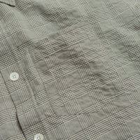 Norse Projects Ole Oversized Check Short Sleeve Shirt in Moss Green thumbnail