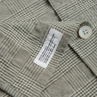Norse Projects Ole Oversized Check Short Sleeve Shirt in Moss Green thumbnail
