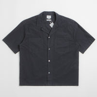 Norse Projects Mols Tencel Short Sleeve Shirt in Dark Navy thumbnail