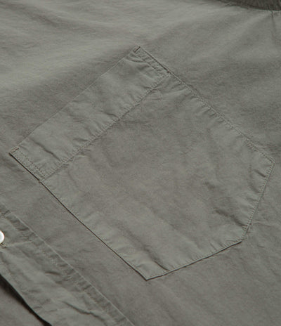 Norse Projects Ole Cotton Tencel Shirt in Mid Khaki