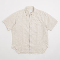 Norse Projects Ole Oversized Fil Coupe Short Sleeve Shirt - Ecru thumbnail