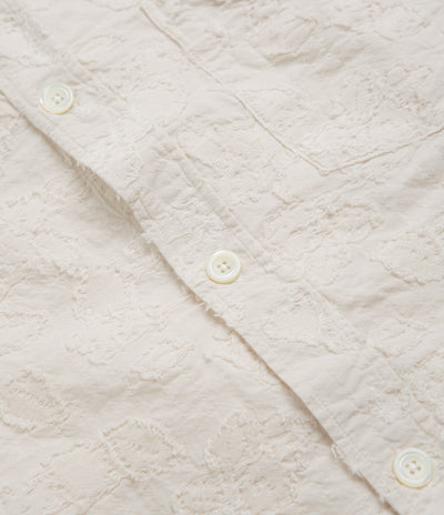 Norse Projects Ole Oversized Fil Coupe Short Sleeve Shirt - Ecru