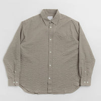 Norse Projects Ole Oversized Striped Shirt - Clay thumbnail
