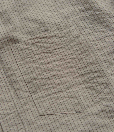 Norse Projects Ole Oversized Striped Shirt - Clay