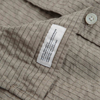 Norse Projects Ole Oversized Striped Shirt - Clay thumbnail
