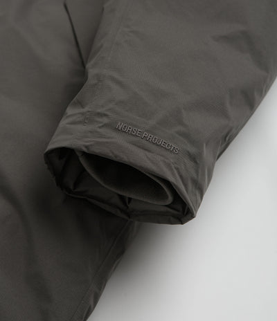 Norse Projects Rokkvi Gore-Tex Down Parka in Olive Night