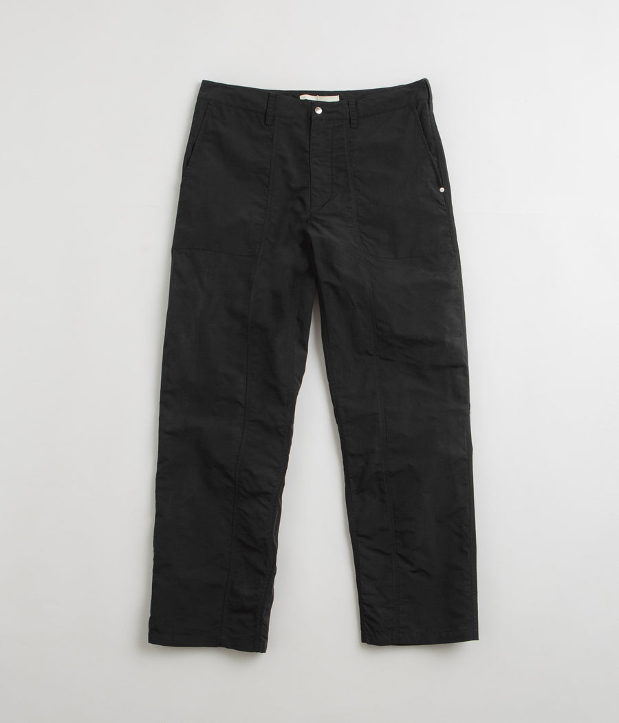 Norse Projects Sigur Waxed Nylon Fatigue Pants in Dark Navy