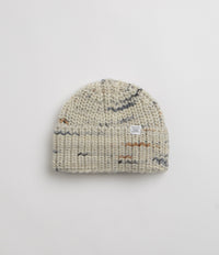 Norse Projects Space Melange Rib Beanie in Light Grey