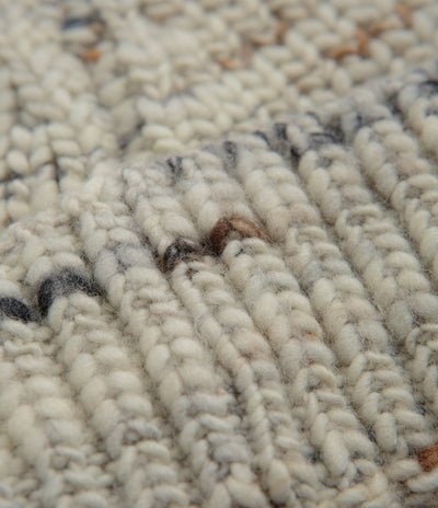 Norse Projects Space Melange Rib Beanie - Light Grey
