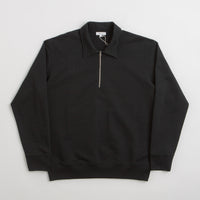 Norse Projects Standard Half Zip Sweatshirt in Black thumbnail