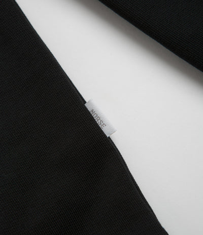 Norse Projects Standard Half Zip Sweatshirt in Black