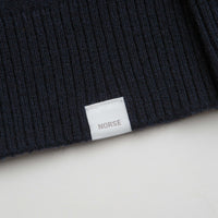Norse Projects Standard Merino Cardigan in Dark Navy thumbnail