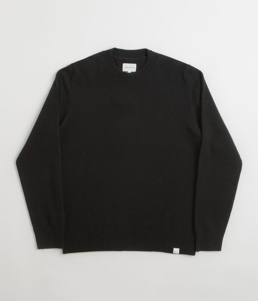 Norse Projects Standard Merino Crewneck Sweatshirt in Black