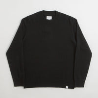 Norse Projects Standard Merino Crewneck Sweatshirt in Black thumbnail