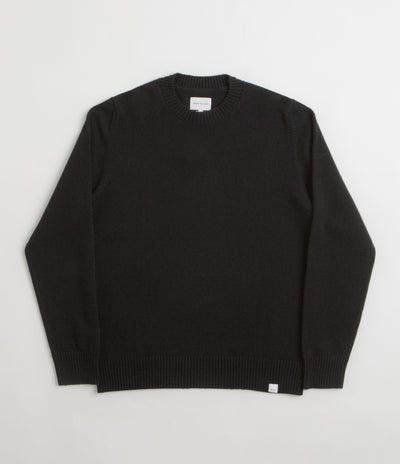 Norse Projects Standard Merino Crewneck Sweatshirt in Black