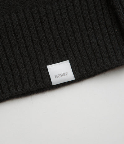 Norse Projects Standard Merino Crewneck Sweatshirt in Black
