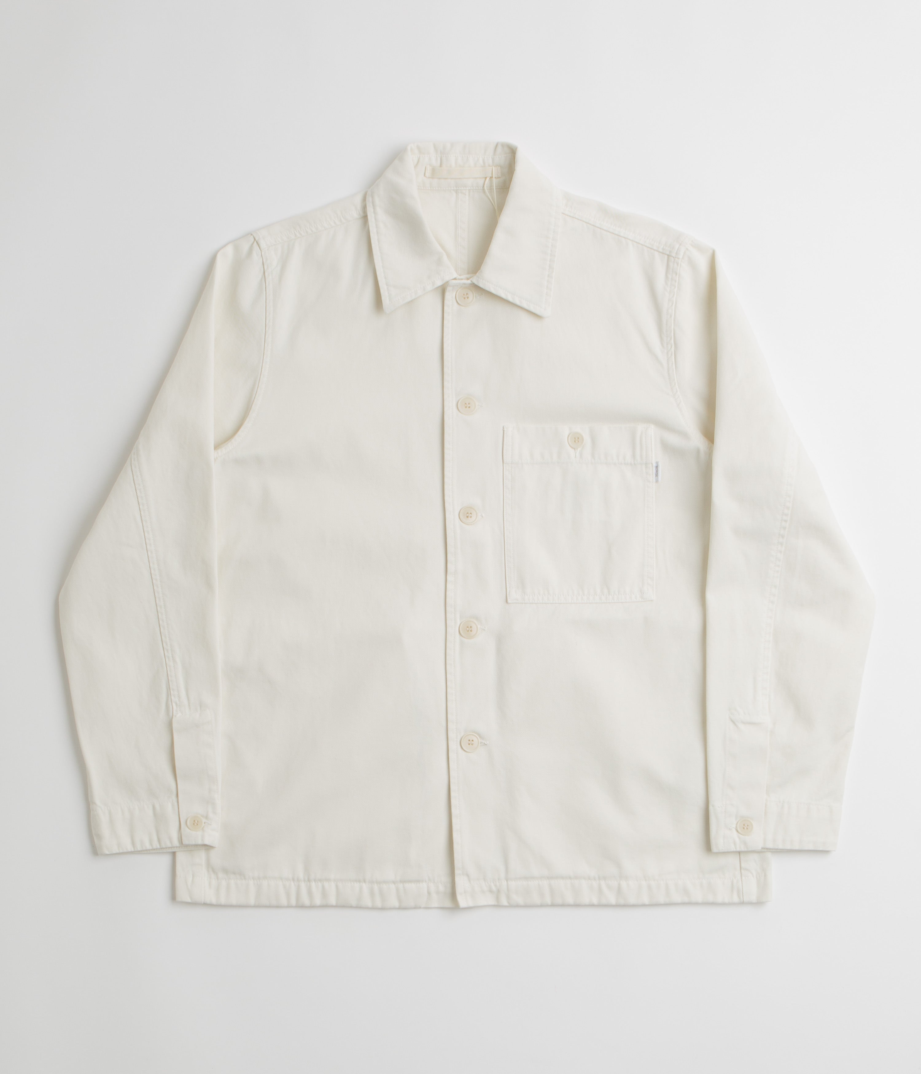 Norse Projects Standard Twill Overshirt in Ecru