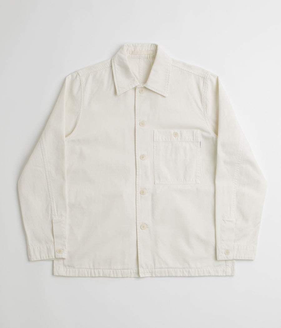 Norse Projects Standard Twill Overshirt in Ecru