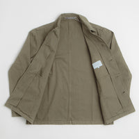Norse Projects Standard Twill Overshirt in Sediment Green thumbnail