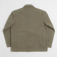 Norse Projects Standard Twill Overshirt in Sediment Green thumbnail