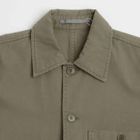 Norse Projects Standard Twill Overshirt in Sediment Green thumbnail