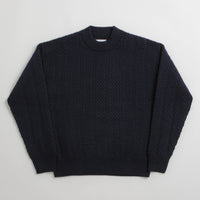 Norse Projects Storm Knit Crewneck Sweatshirt - Dark Navy thumbnail