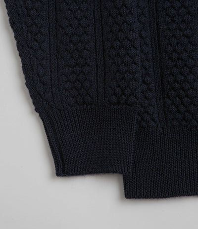 Norse Projects Storm Knit Crewneck Sweatshirt - Dark Navy